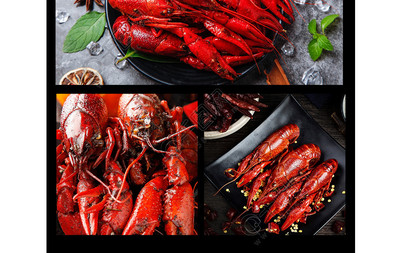 電商美食盛宴 麻辣龍蝦綠葉調(diào)料詳情頁模板免費下載指南